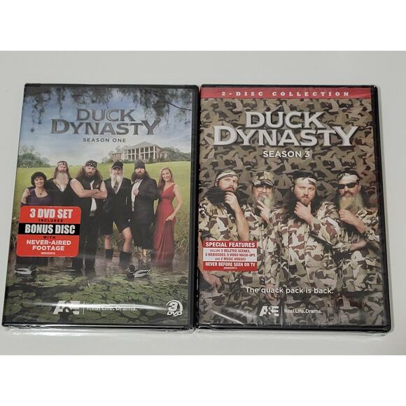 Duck Dynasty Season 1 & 3 - Brand New and Factory Sealed DVD Set - Picture 1 of 5